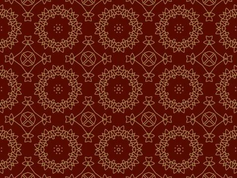 Islamic Patterns Geometric Art Arabic Background Wallpaper Illustrazione stock