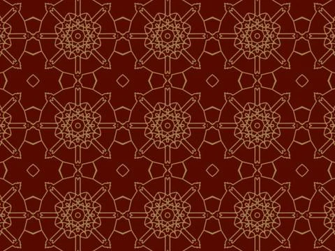 Islamic Patterns Geometric Art Arabic Background Wallpaper Stock Illustration
