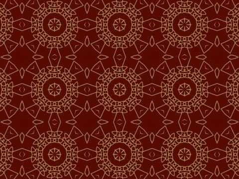 Islamic Patterns Geometric Art Arabic Background Wallpaper Illustrazione stock
