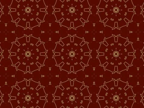 Islamic Patterns Geometric Art Arabic Background Wallpaper Stock Illustration