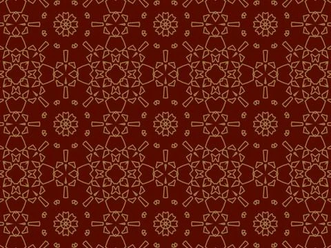 Islamic Patterns Geometric Art Arabic Background Wallpaper Stock Illustration