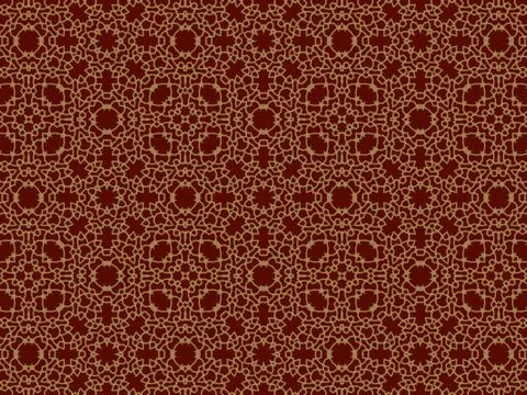 Islamic Patterns Geometric Art Arabic Background Wallpaper Stock Illustration