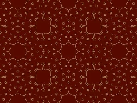 Islamic Patterns Geometric Art Arabic Background Wallpaper Stock Illustration