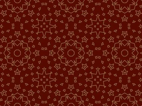 Islamic Patterns Geometric Art Arabic Background Wallpaper Stock Illustration