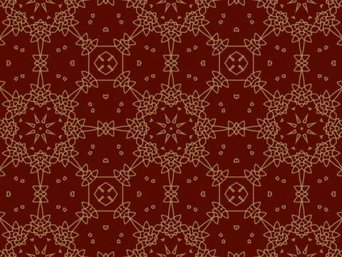 Islamic Patterns Geometric Art Arabic Background Wallpaper Stock Illustration