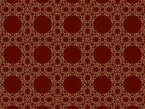 Islamic Patterns Geometric Art Arabic Background Wallpaper Stock Illustration