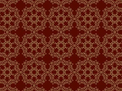 Islamic Patterns Geometric Art Arabic Background Wallpaper Stock Illustration