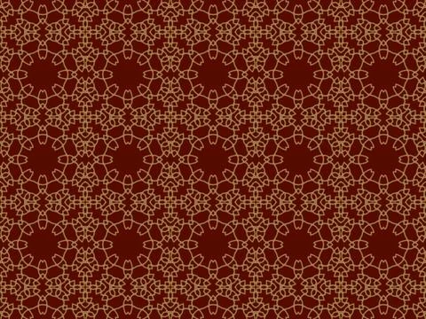 Islamic Patterns Geometric Art Arabic Background Wallpaper Illustrazione stock