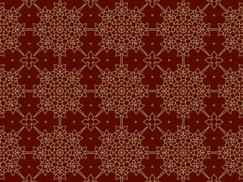 Islamic Patterns Geometric Art Arabic Background Wallpaper Stock Illustration