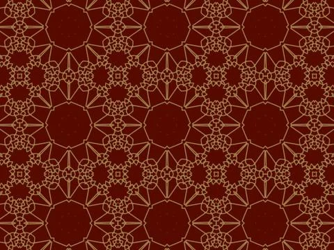 Islamic Patterns Geometric Art Arabic Background Wallpaper Stock Illustration