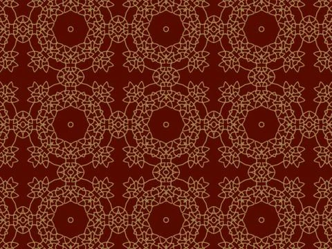 Islamic Patterns Geometric Art Arabic Background Wallpaper Stock Illustration