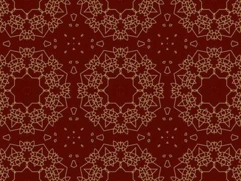 Islamic Patterns Geometric Art Arabic Background Wallpaper Stock Illustration