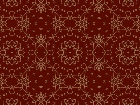 Islamic Patterns Geometric Art Arabic Background Wallpaper Stock Illustration