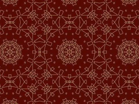 Islamic Patterns Geometric Art Arabic Background Wallpaper Stock Illustration