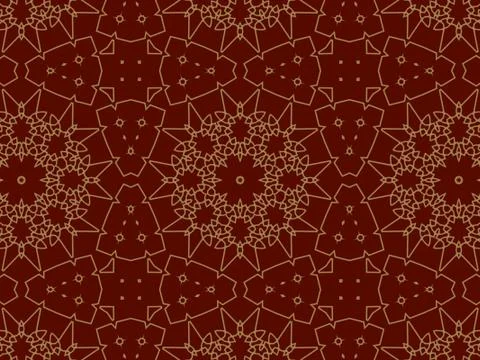 Islamic Patterns Geometric Art Arabic Background Wallpaper Stock Illustration