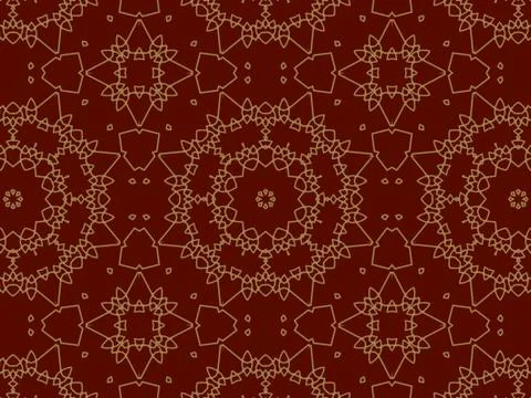 Islamic Patterns Geometric Art Arabic Background Wallpaper Stock Illustration