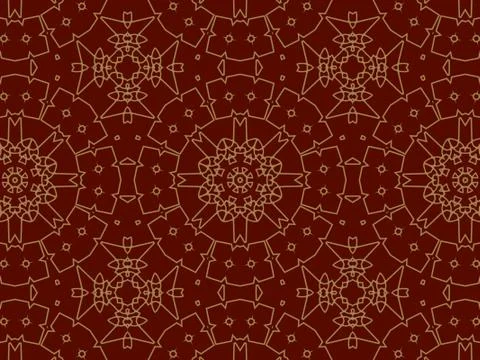 Islamic Patterns Geometric Art Arabic Background Wallpaper Illustrazione stock