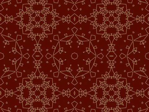 Islamic Patterns Geometric Art Arabic Background Wallpaper Illustrazione stock