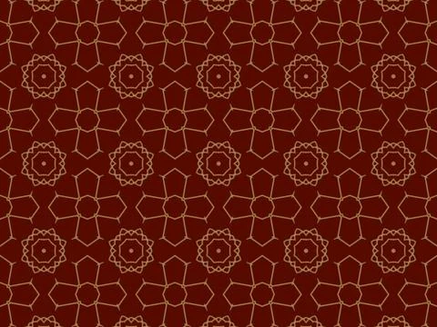 Islamic Patterns Geometric Art Arabic Background Wallpaper Stock Illustration