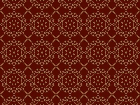 Islamic Patterns Geometric Art Arabic Background Wallpaper Illustrazione stock