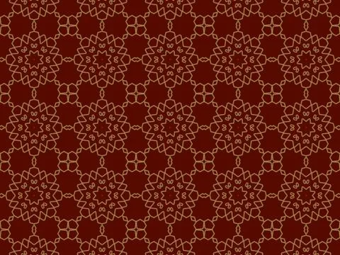 Islamic Patterns Geometric Art Arabic Background Wallpaper Stock Illustration