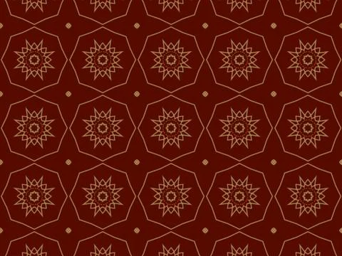 Islamic Patterns Geometric Art Arabic Background Wallpaper Stock Illustration