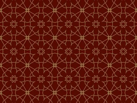 Islamic Patterns Geometric Art Arabic Background Wallpaper Stock Illustration