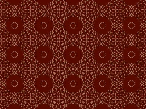 Islamic Patterns Geometric Art Arabic Background Wallpaper Stock Illustration