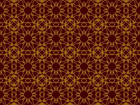 Islamic Patterns Geometric Art Arabic Background Wallpaper Stock Illustration