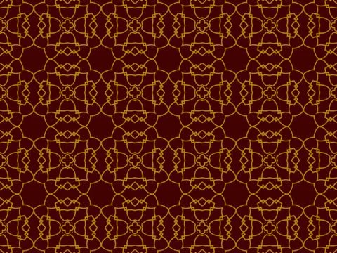 Islamic Patterns Geometric Art Arabic Background Wallpaper Stock Illustration