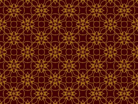 Islamic Patterns Geometric Art Arabic Background Wallpaper Illustrazione stock