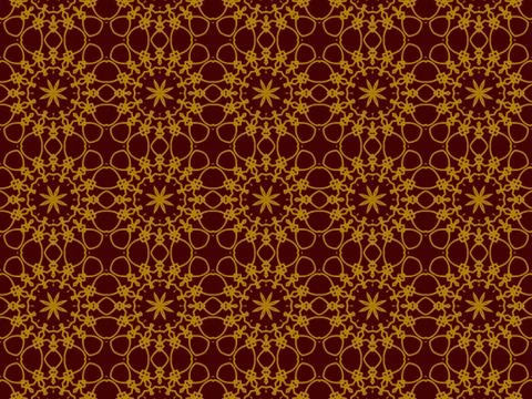 Islamic Patterns Geometric Art Arabic Background Wallpaper Stock Illustration