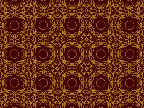 Islamic Patterns Geometric Art Arabic Background Wallpaper Stock Illustration