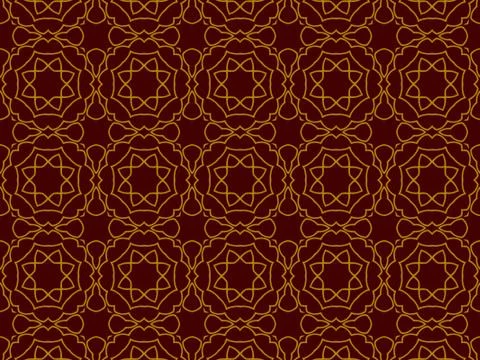 Islamic Patterns Geometric Art Arabic Background Wallpaper Stock Illustration