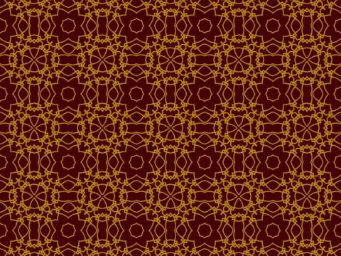 Islamic Patterns Geometric Art Arabic Background Wallpaper Stock Illustration