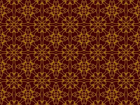Islamic Patterns Geometric Art Arabic Background Wallpaper Stock Illustration