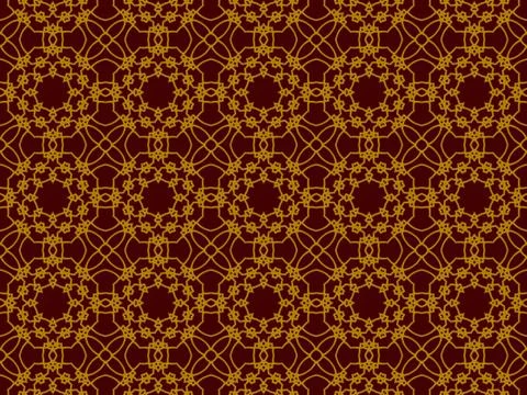 Islamic Patterns Geometric Art Arabic Background Wallpaper Illustrazione stock