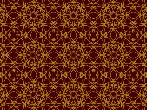 Islamic Patterns Geometric Art Arabic Background Wallpaper Stock Illustration