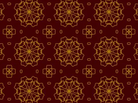 Islamic Patterns Geometric Art Arabic Background Wallpaper Stock Illustration
