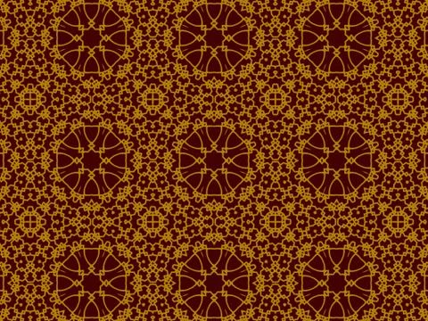 Islamic Patterns Geometric Art Arabic Background Wallpaper Stock Illustration