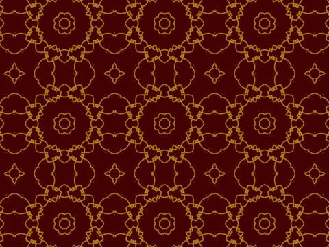 Islamic Patterns Geometric Art Arabic Background Wallpaper Stock Illustration