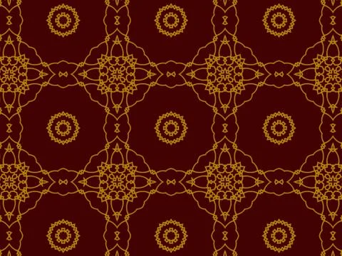 Islamic Patterns Geometric Art Arabic Background Wallpaper Stock Illustration