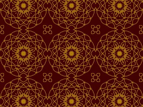 Islamic Patterns Geometric Art Arabic Background Wallpaper Stock Illustration