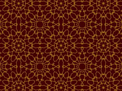 Islamic Patterns Geometric Art Arabic Background Wallpaper Stock Illustration
