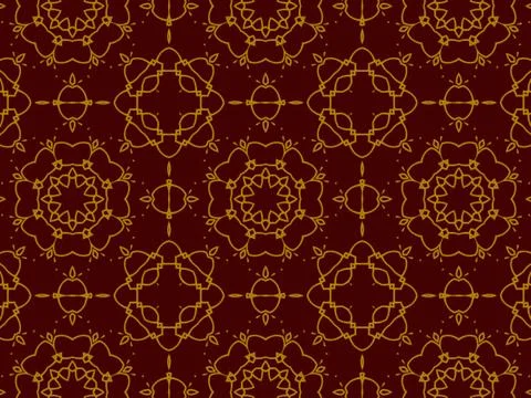 Islamic Patterns Geometric Art Arabic Background Wallpaper Illustrazione stock