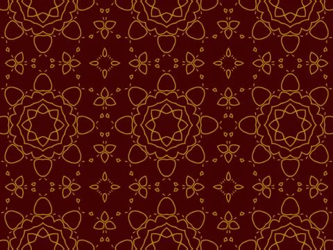 Islamic Patterns Geometric Art Arabic Background Wallpaper Stock Illustration