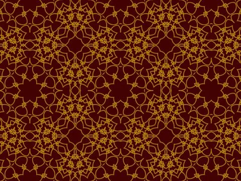Islamic Patterns Geometric Art Arabic Background Wallpaper Stock Illustration