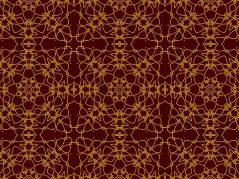 Islamic Patterns Geometric Art Arabic Background Wallpaper Illustrazione stock