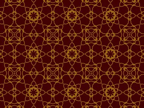 Islamic Patterns Geometric Art Arabic Background Wallpaper Stock Illustration