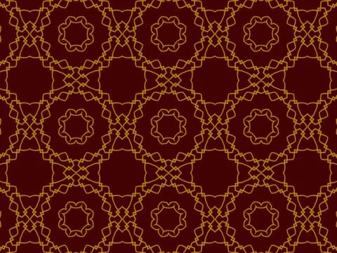Islamic Patterns Geometric Art Arabic Background Wallpaper Illustrazione stock